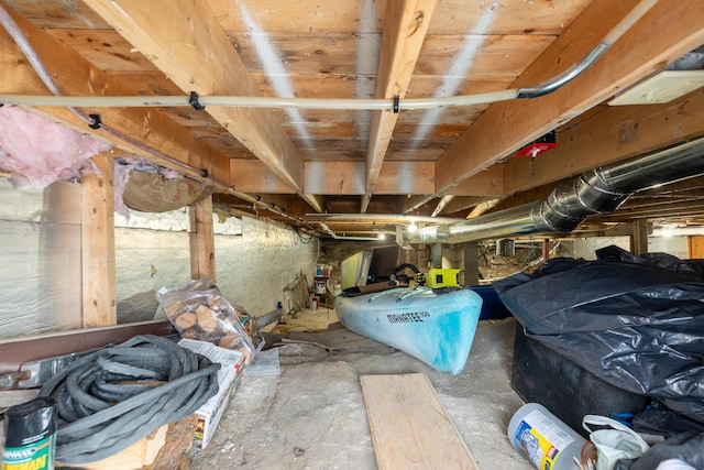 interior space with crawl space