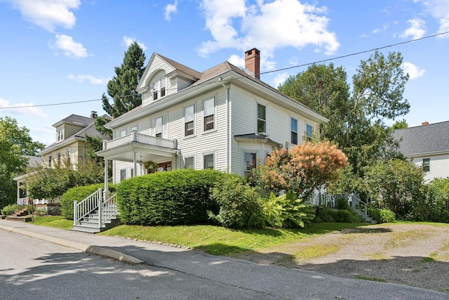 view of front of home