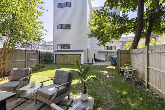 1 Joy Pl Unit 3A, Portland, ME 04102 - view of yard featuring a fenced backyard and a patio
