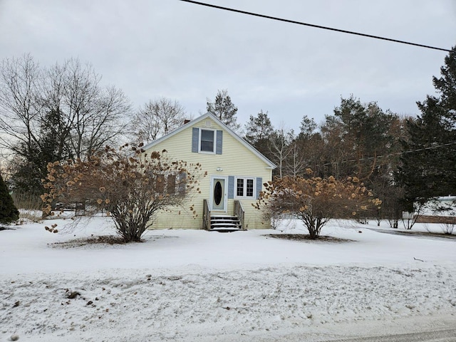 view of front of home