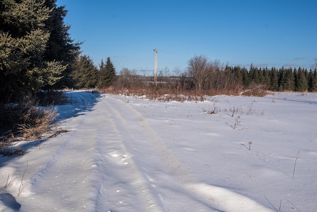 view of road