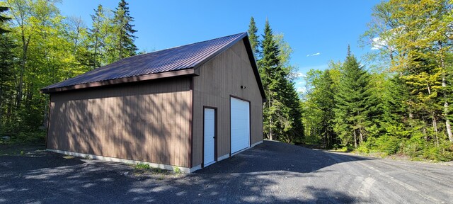 685 Main St, Grand Isle, ME 04746 - view of detached garage