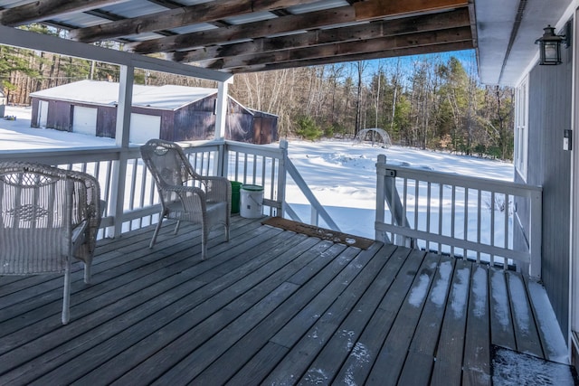 view of deck