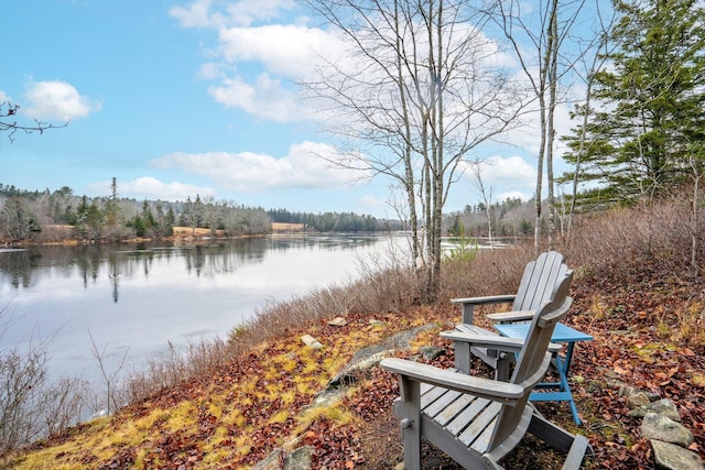 property view of water