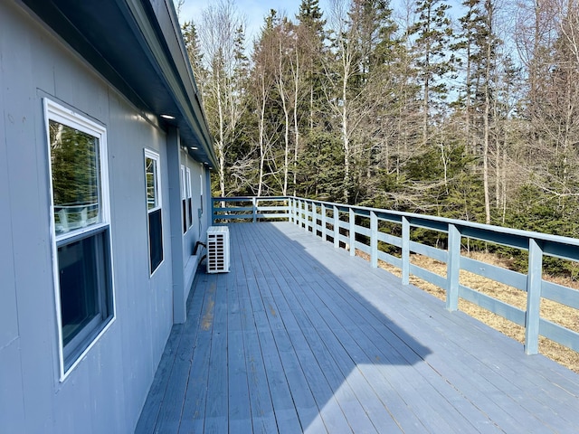 view of deck