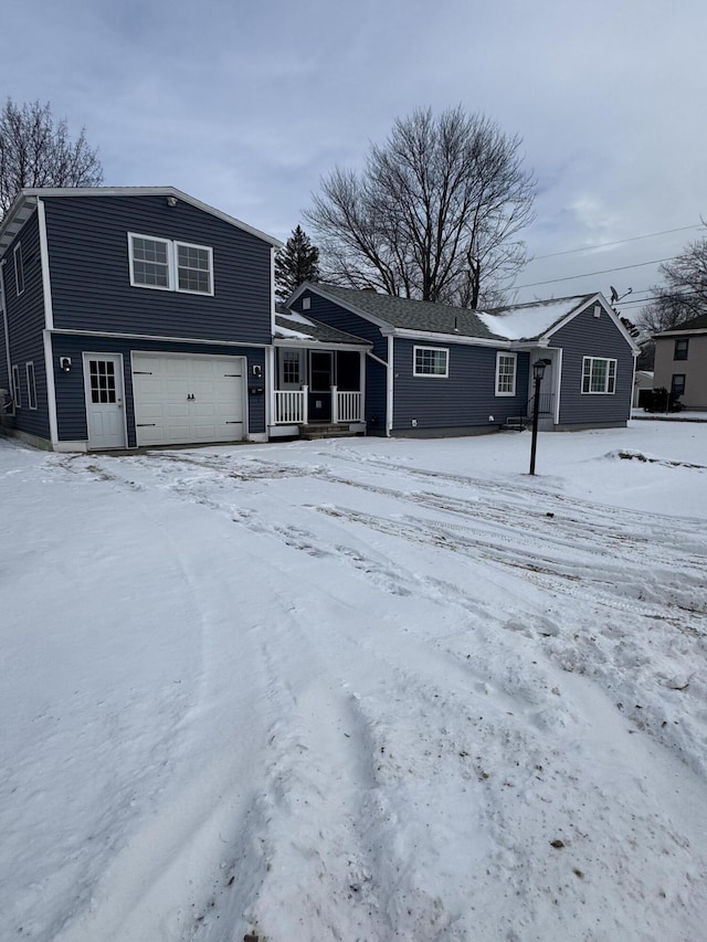 view of front of home with a porch