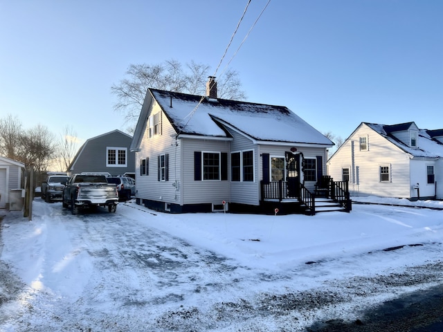 view of front of property