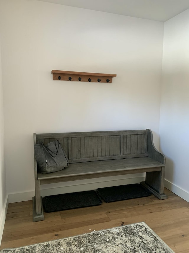 interior space featuring hardwood / wood-style floors