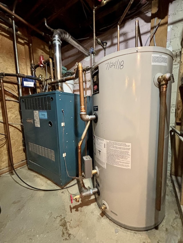 utilities with gas water heater