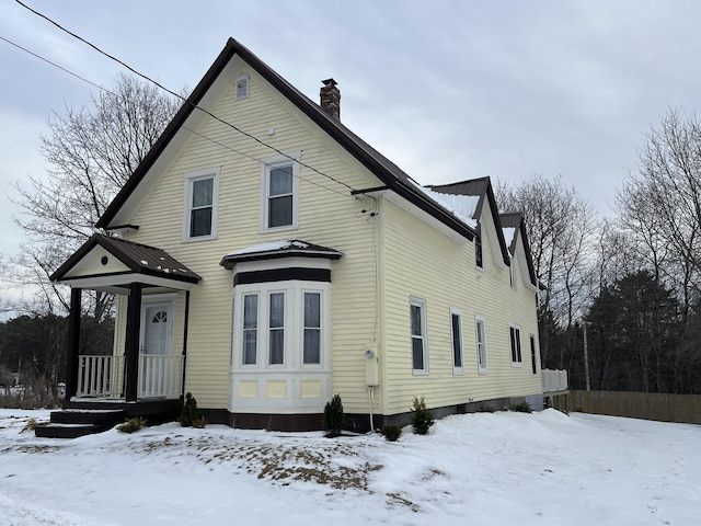 view of front of home