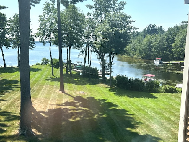 view of water feature