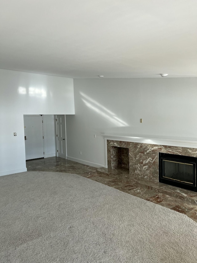 view of unfurnished living room