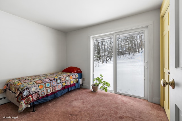 16 Hanna Ln, Bristol, ME 04539 - carpeted bedroom with access to outside