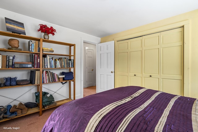 16 Hanna Ln, Bristol, ME 04539 - bedroom featuring light carpet and a closet