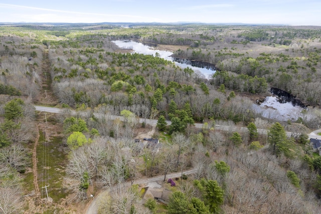 16 Hanna Ln, Bristol, ME 04539 - aerial view of property's location featuring a nearby body of water and a heavily wooded area