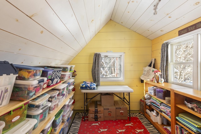 view of storage room