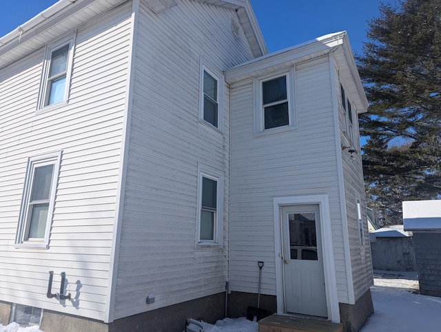 view of rear view of house