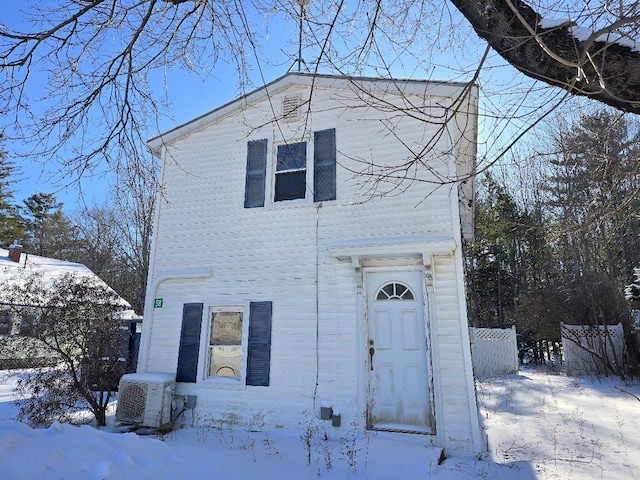 view of property with ac unit