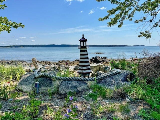 view of water feature