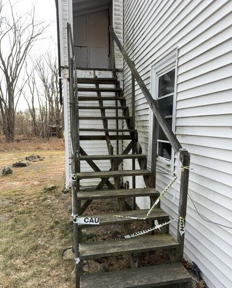 view of stairs