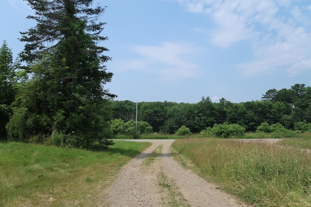 106 Eugley Hill Rd, Nobleboro, ME 04555 - view of road featuring a view of trees