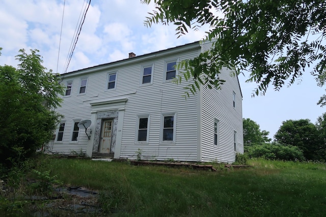 106 Eugley Hill Rd, Nobleboro, ME 04555 - view of front of property featuring a chimney