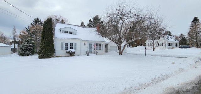 view of front of house with an attached garage