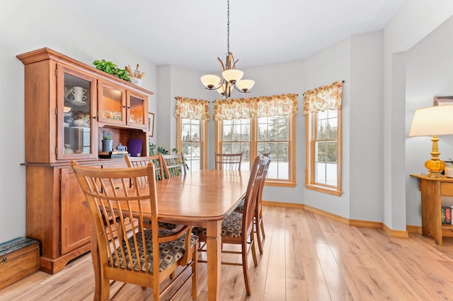 120 Bradbury Rd, Fort Kent, ME 04743 - dining room featuring a chandelier and light hardwood / wood-style flooring