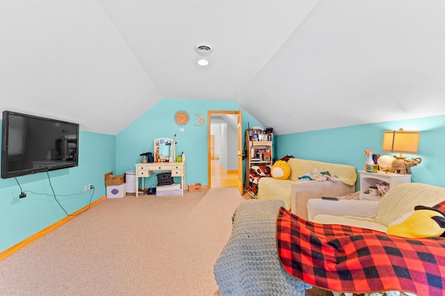 120 Bradbury Rd, Fort Kent, ME 04743 - carpeted bedroom with vaulted ceiling