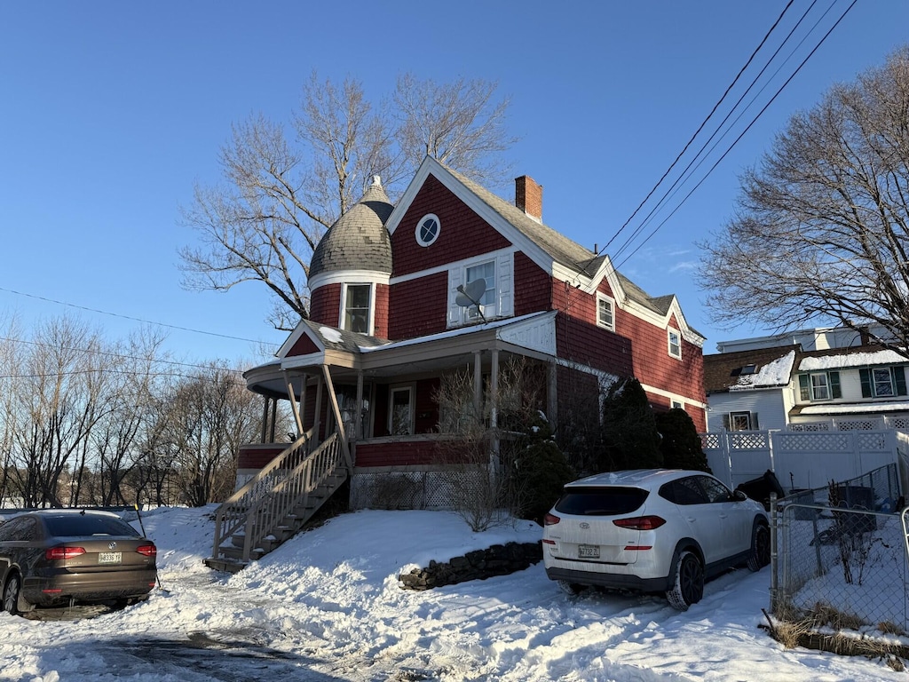 victorian home with a porch