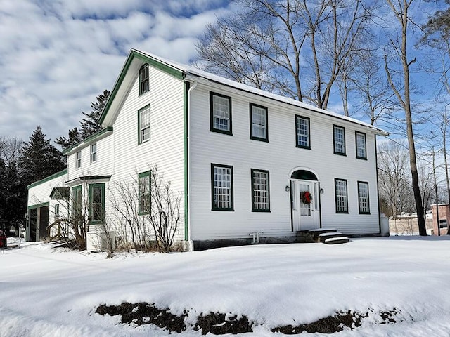 view of colonial home