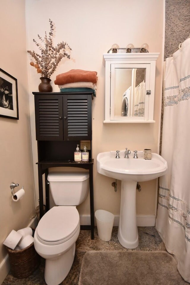 bathroom with toilet