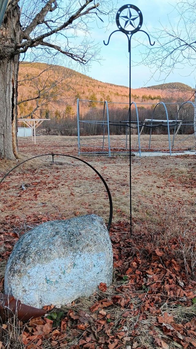 7 Hidden Meadow Ln, Dixfield, ME 04224 - view of yard with a mountain view