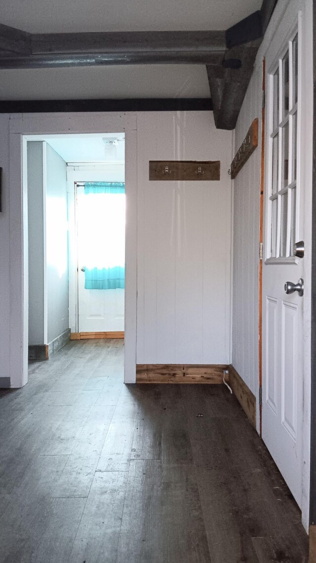 7 Hidden Meadow Ln, Dixfield, ME 04224 - spare room with baseboards and wood finished floors
