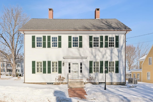 view of colonial house