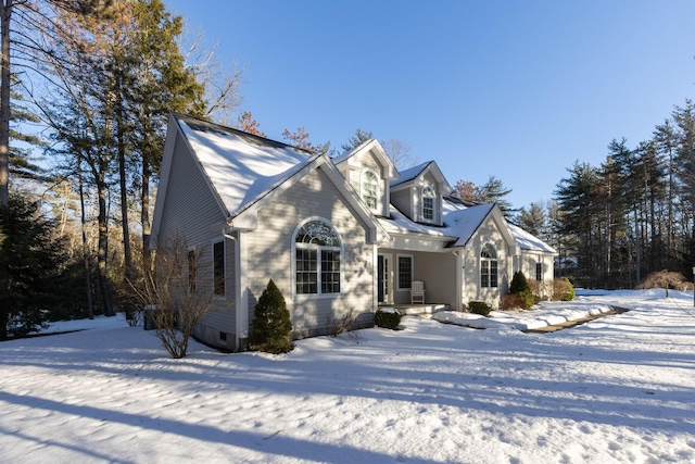 view of front of home