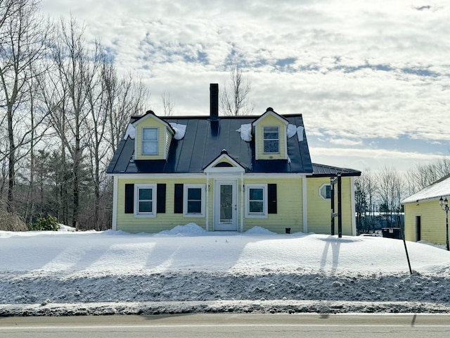 view of cape cod home