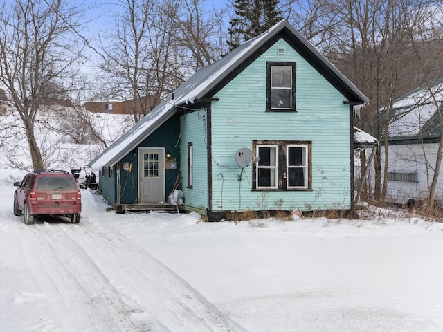 view of bungalow-style house