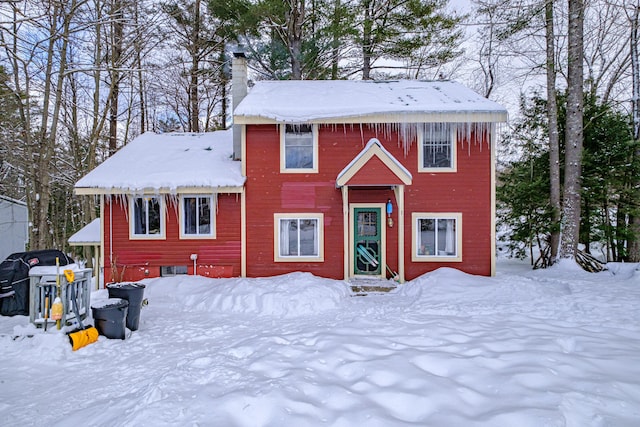 view of front of property