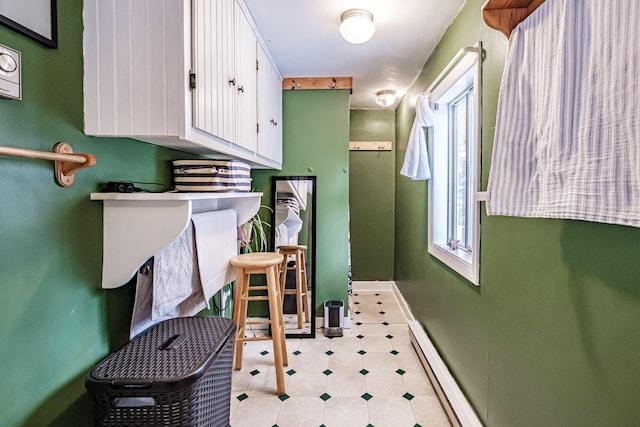 laundry area featuring a wealth of natural light