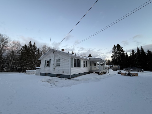 view of front of home