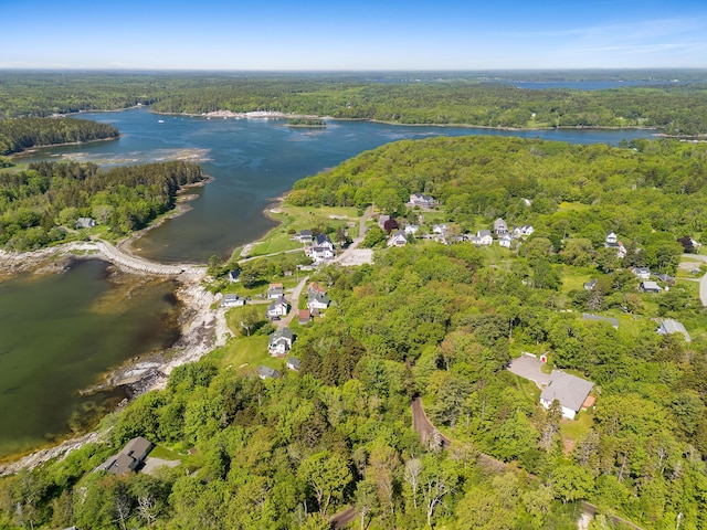 18 Patricia Ln, Saint George, ME 04859 - view of property location featuring a heavily wooded area and a large body of water