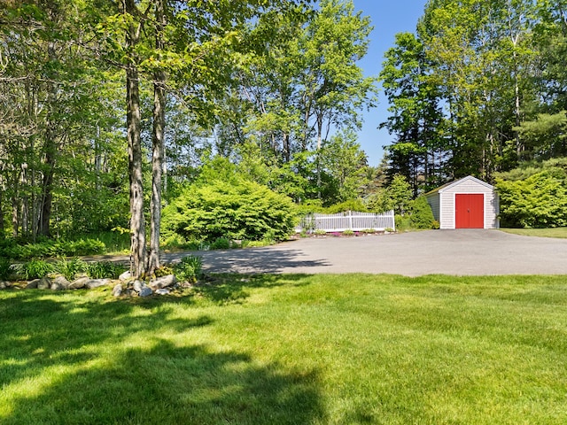 18 Patricia Ln, Saint George, ME 04859 - view of yard featuring a storage unit
