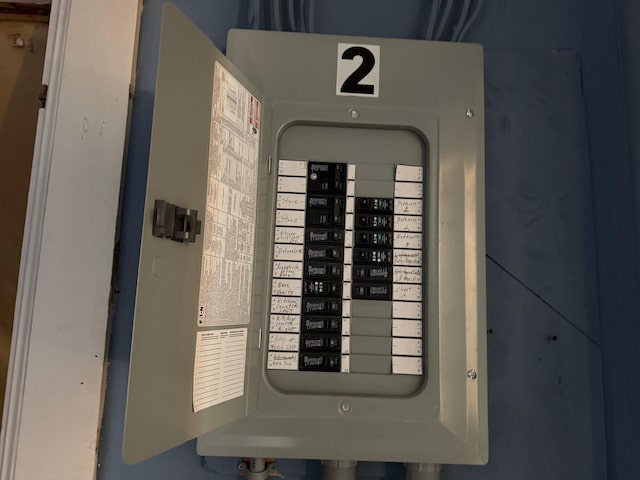 utilities with electric panel