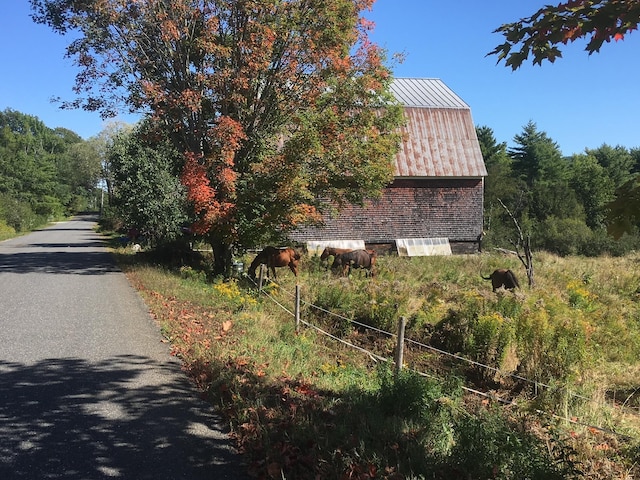 view of road