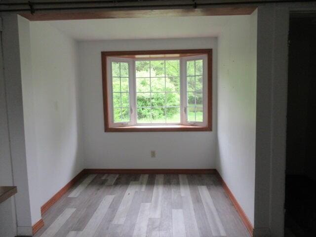 236 Frenchs Mill Rd, Sangerville, ME 04479 - empty room featuring light wood finished floors and baseboards