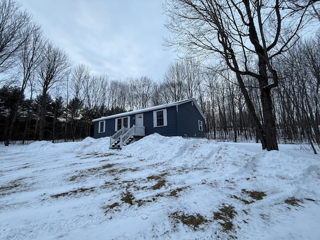 view of manufactured / mobile home