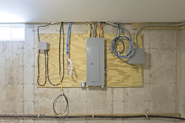 utilities with electric panel
