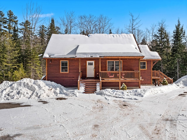 view of front of home