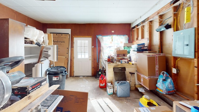 kitchen featuring electric panel